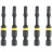 Набір біт DeWALT IMPACT TORSION, ударні, Torx, T25, L=57 мм, 5 шт (DT7396T)