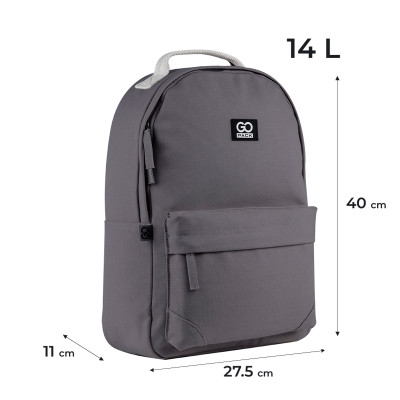 Рюкзак шкільний GoPack Education Teens 147 сірий (GO25-147M-7)