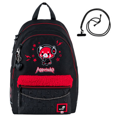 Рюкзак шкільний Kite Education teens 2575M Aggretsuko (AR25-2575M)
