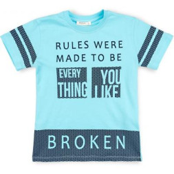 Футболка дитяча Breeze &quot;Every thing you like&quot; (10980-128B-blue)