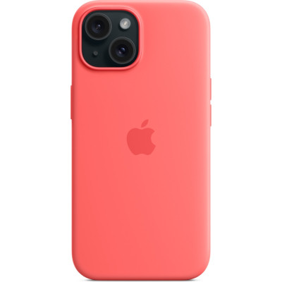 Чохол до мобільного телефона Apple iPhone 15 Silicone Case with MagSafe Guava (MT0V3ZM/A)