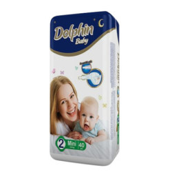 Підгузки Dolphin Mini 3-6 кг 40 шт (8680131203376)