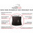 Пояс для схуднення PowerPlay 4301 100 х 30 см + кишеня для смартфона Чорний (PP_4301_Black_100_Pocket)