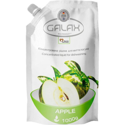 Засіб для ручного миття посуду Galax Яблуко 1000 г (4260637726773)