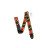 Ремінь для гітари Fender Strap 2&quot; Monogrammed Black/Yellow/Red (20515)