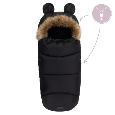 Зимовий конверт MoMi Sleeping bag black (AKCE00032)