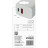 Зарядний пристрій EMOS V02G20 1xUSB-A + 1xUSB-C PD20W GaN (V02G20)