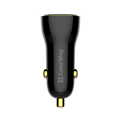 Зарядний пристрій ColorWay PowerDelivery PPS USB (USB-A + USB-C) (60W) Black (CW-CHA046PD-BK)