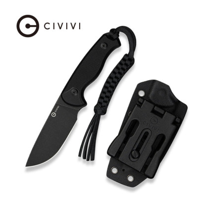 Ніж Civivi Timberbark, Darkwash, чорний G10 (C23094-1)