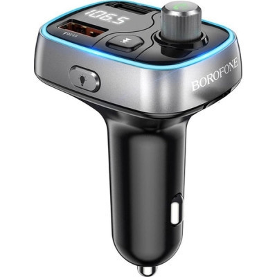 FM модулятор BOROFONE BC32, Black, Box