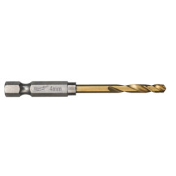 Свердло Milwaukee по металу RedHEX HSS-G TiN, 4 мм (10шт) (4932478178)