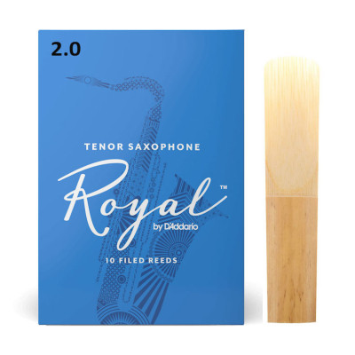 Тростина для саксофона D&#039;Addario Royal - Tenor Sax #2.0 - 25 Pack (RKB0120-B25)
