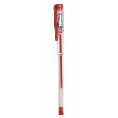 Ручка гелева H-Tone 0,5 мм, червона, уп. 40 шт. (PEN-HT-JJ20201-R)