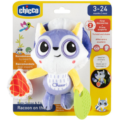 Іграшка на коляску Chicco Єнот брязкальце м&#039;яка (8058664164820) (11563.00)