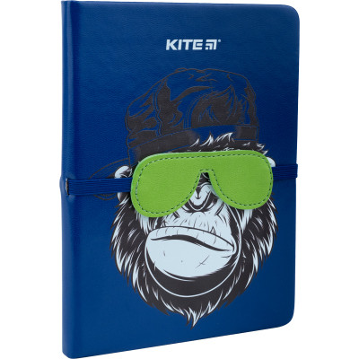 Блокнот Kite В6 96 аркушів Blue monkey (K22-464-3)