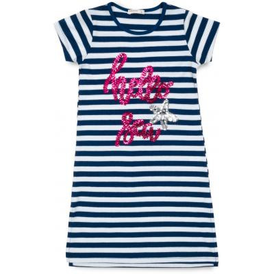 Плаття дитяче Breeze в смужку (12409-146G-blue)
