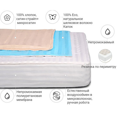 Наматрацник MirSon Valentino Silk 303/1 120x200 (2200000377654)
