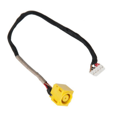 Роз&#039;єм живлення ноутбука з кабелем для Lenovo PJ572 (7.9mm x 5.5mm + center pin), 5-p Универсальный (A49070)