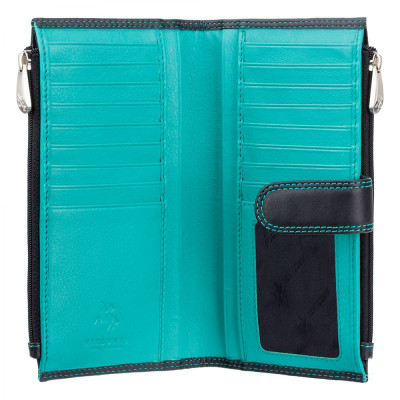 Гаманець Visconti CD23 Jade Black Aqua (CD23 BLK/AQUA)