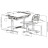 Парта зі стільцем Cubby Lupin Grey (Lupin grey KIDS FURNITURE)