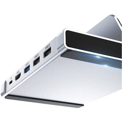 Концентратор Choetech USB3.1 Type-C to HDMI/USB 3.0x2/USB 2.0/USB-C PD 100W Hub 7-in-1 (HUB-M77-GY)