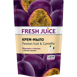 Рідке мило Fresh Juice Passion fruit &amp; Сamellia дой-пак 460 мл (4823015935725)