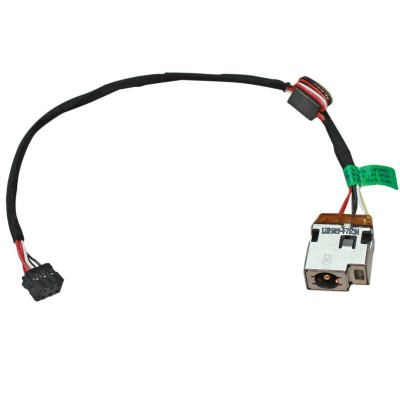 Роз&#039;єм живлення ноутбука з кабелем HP Envy PJ484 (4.8mm x 1.7mm), 6-pin, 17 см (A49111)