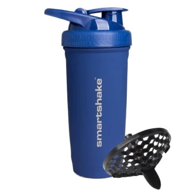 Шейкер спортивний SmartShake Reforce Stainless Steel 30oz/900ml Navy Blue (11153101)
