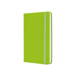 Книга записна Optima А5 SQUARE, тверда обкладинка, гумка, білий блок клітинка, фісташковий (O27100-67)