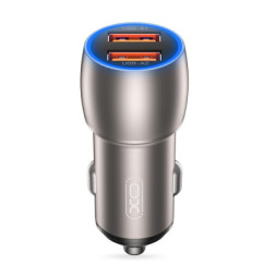 Зарядний пристрій XO 2xUSB QC3.0 36W black (СC52-BK)