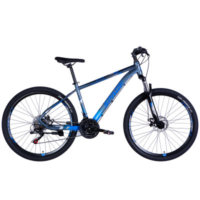 Велосипед Space 27.5&quot; Mercury AM DD рама-17&quot; Al сіро-синій 2025 (OPS-SP-27.5-027)