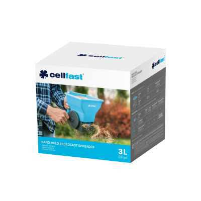 Сівалка Cellfast розкид до 3.6м, гранули до 10мм, 3л (42-204)