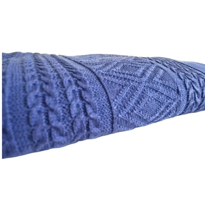 Плед Прованс в&#039;язаний Ажурний лавандовий 170х130 см (12496)