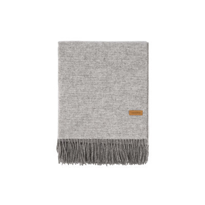 Плед Ardesto Leonardo Doubleface 100% вовна 140x200 см тауп-білий (ART0407LD)