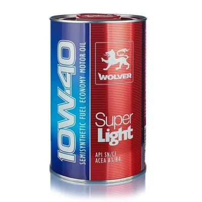 Моторна олива Wolver Super Light 10W-40 1л (4260360941054)