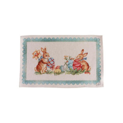 Серветка на стіл Прованс Великодня гобеленова Злагода 30х50 см (034087)