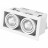 Світильник точковий Eurolamp LED GU10x2 white (LHK2-LED-GU10(white))