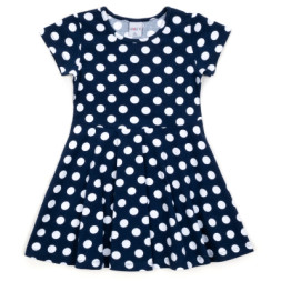 Плаття дитяче Lovetti в горошок (5910-68-104G-blue)