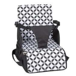 Стілець для годування FreeON портативний Fold and Go Black/white (48709)