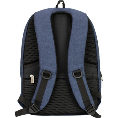 Рюкзак шкільний Optima 17&quot; USB унісекс Синій (O96907-02)