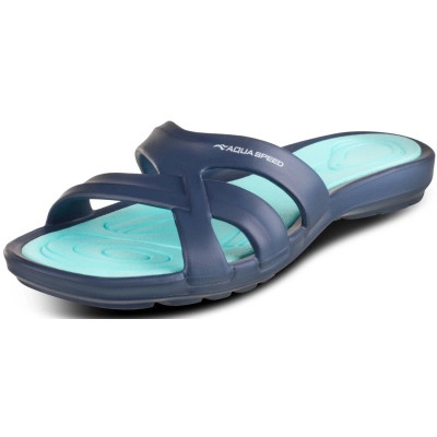 Шльопанці Aqua Speed Panama 513-10 темно-синій, бірюзовий 41 (5908217666062)