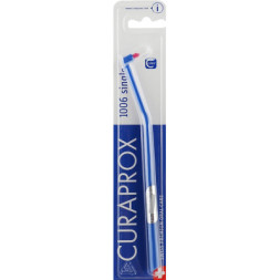 Зубна щітка Curaprox CS 1006 Single &amp; Sulcular 6 мм Монопучкова Синя (CS 1006-01)