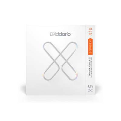 Струни для гітари D&#039;Addario XS Phosphor Bronze Extra Light (10-47) (XSAPB1047)