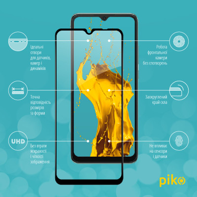 Скло захисне Piko Full Glue Xiaomi Redmi 10C (1283126527180)