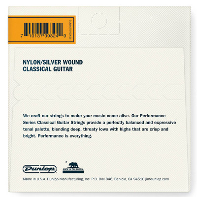 Струни для гітари Jim Dunlop Normal Tension Ball End Classical Guitar Strings (DCV100NB)