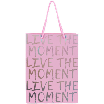 Подарунковий пакет Axent паперовий Live the moment 18х24 см (8501-29-A)