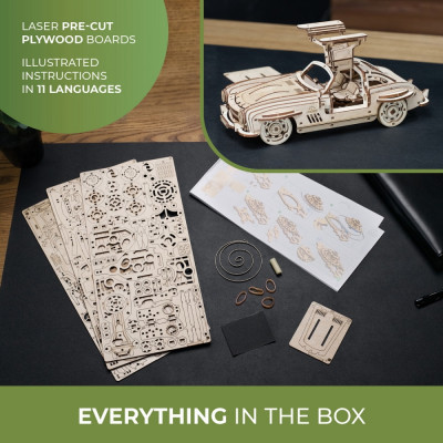 Конструктор Ugears Крилате спорткупе (6337511)