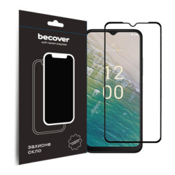 Скло захисне BeCover Nokia C32 Black (709739)