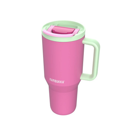 Термокружка Kambukka Rio Bubblegum Mint 950 мл Рожева з м&#039;ятним (11-08004)