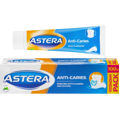 Зубна паста Astera Захист від карієсу 100 мл (3800013515495)